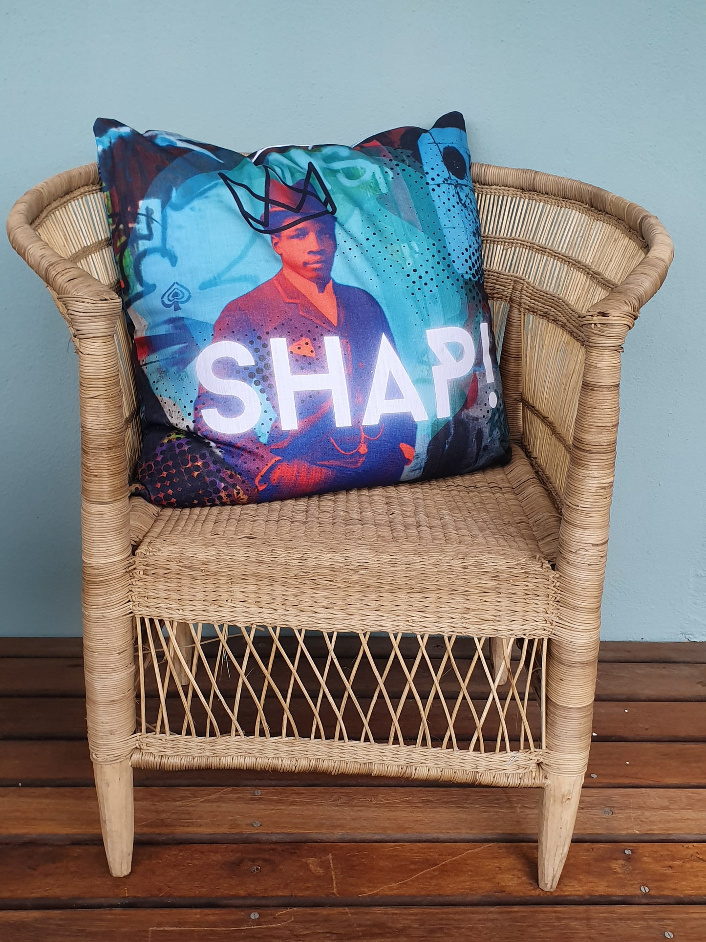 'Shap!' Cushion Cover - 55cm x 55cm