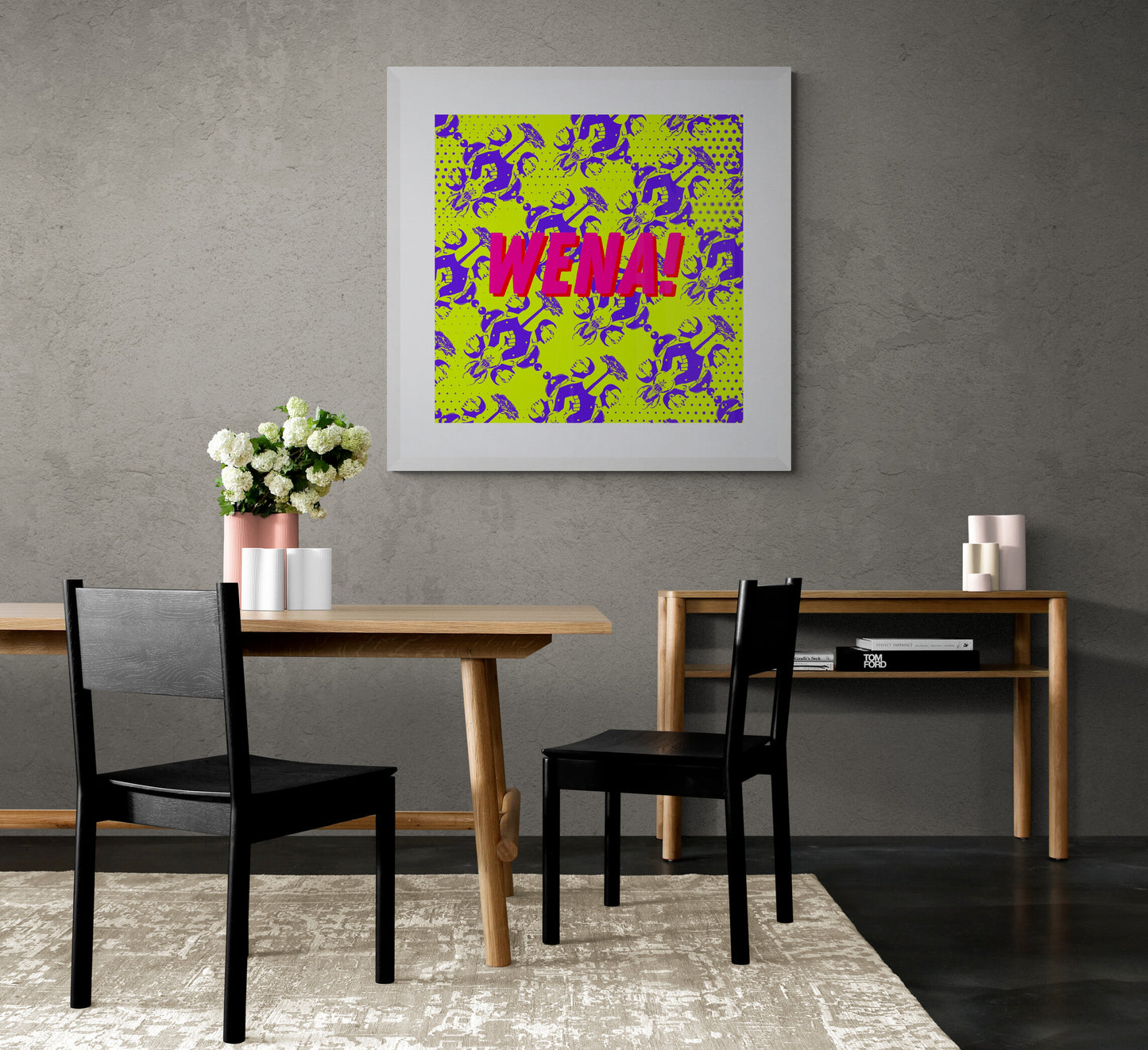 Wena! - Art Print - 42cm x 42cm