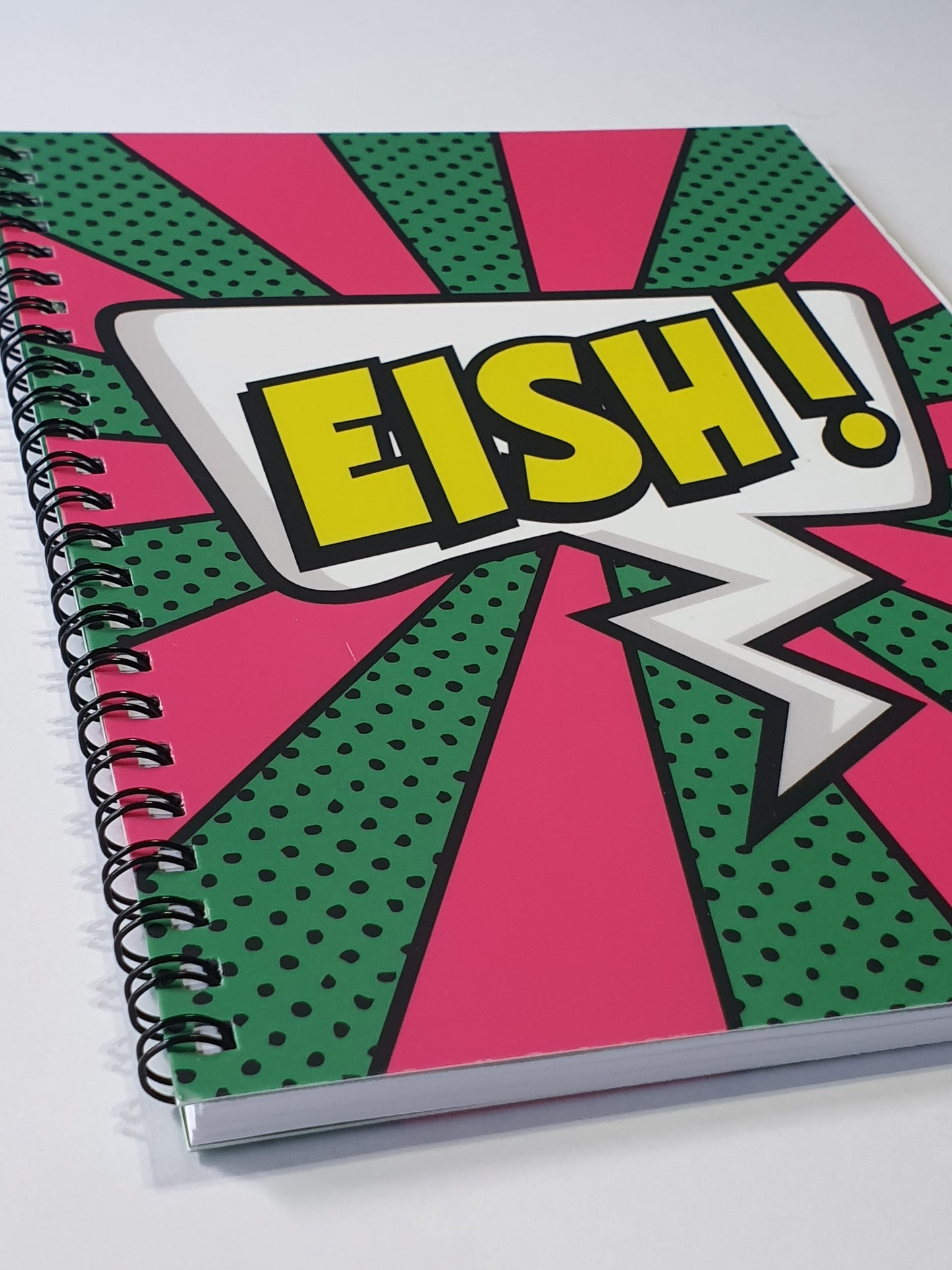 Eish! A4 spiral-bound notebook