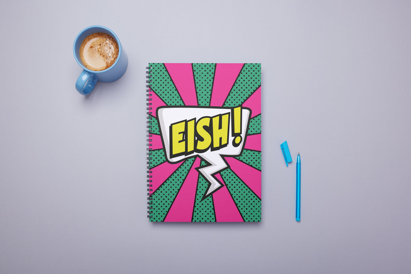 Eish! A5 spiral-bound notebook