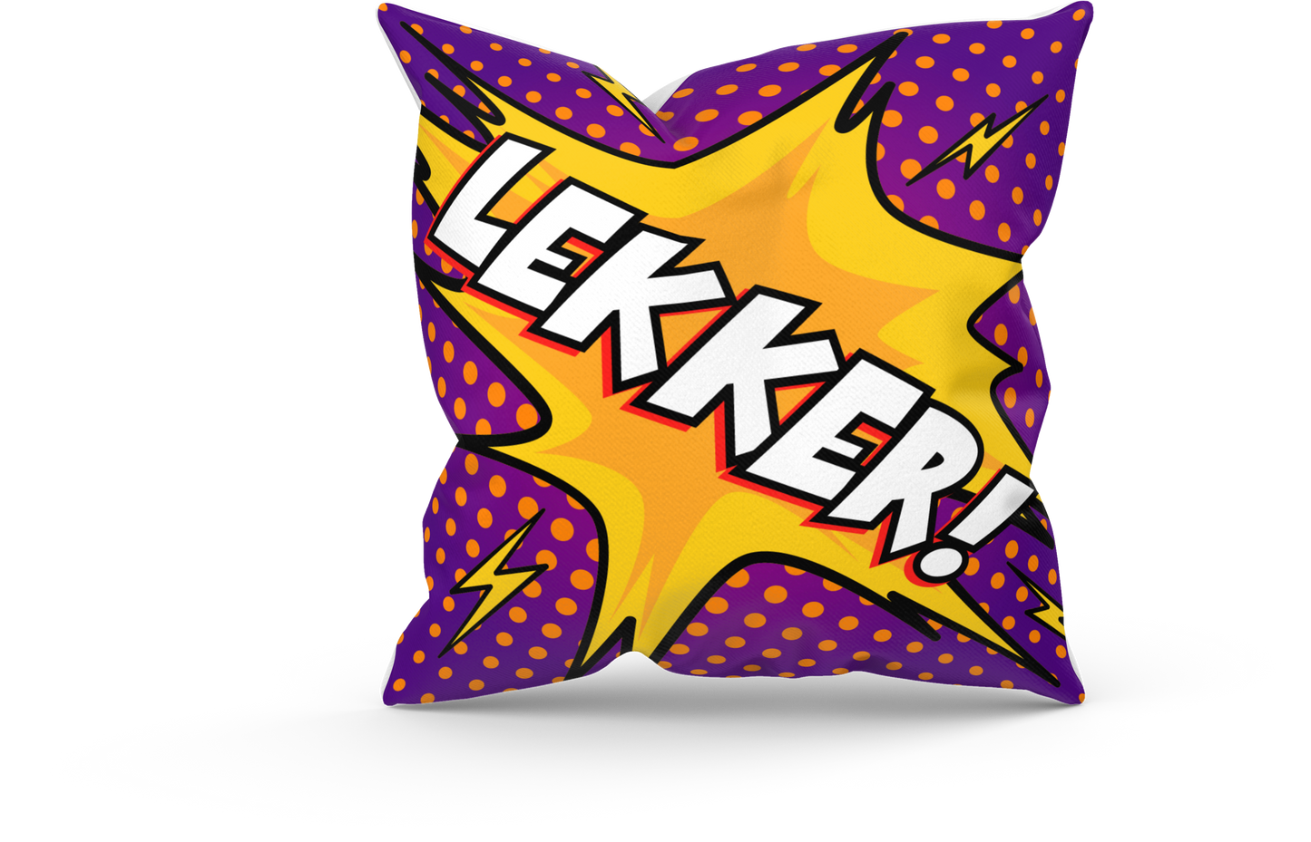 'Lekker!' Cushion Cover - 55cm x 55cm