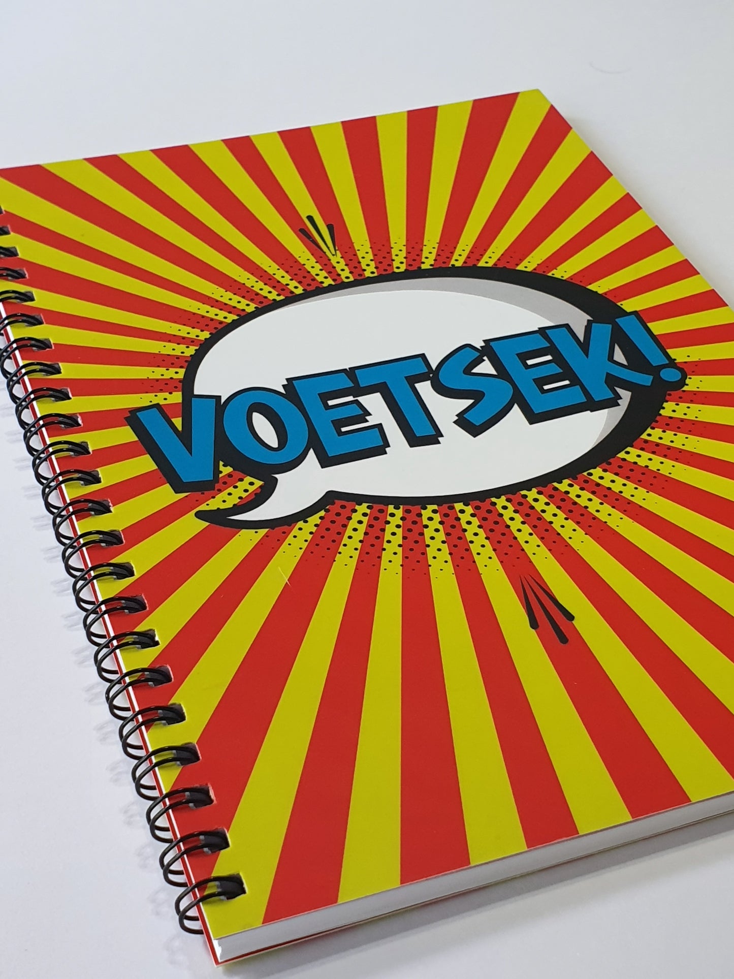 Voetsek! A5 spiral-bound notebook