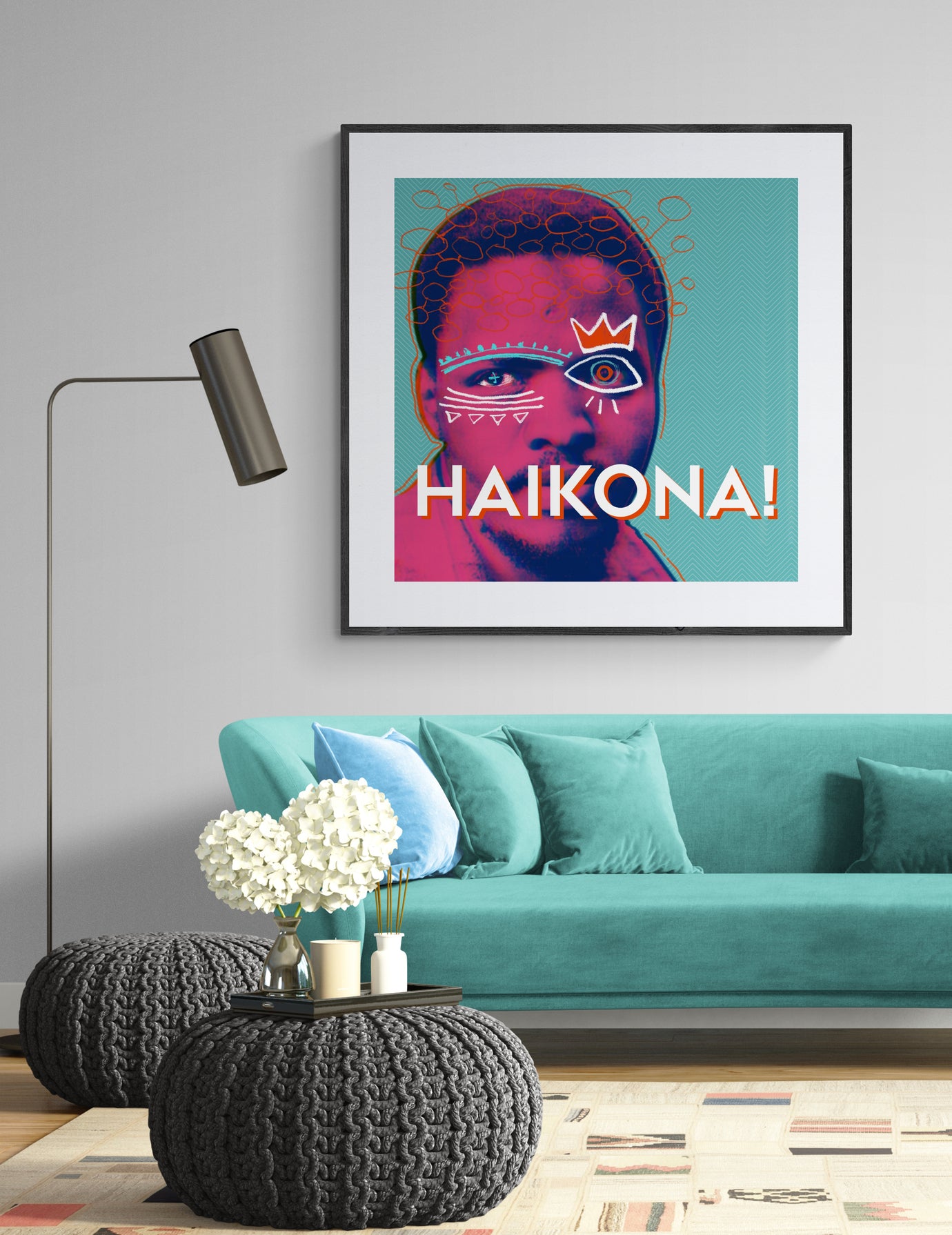 Haikona! - Art Print - 42cm X 42cm