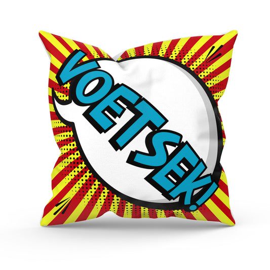 'Voetsek!' Cushion Cover - 55cm x 55cm