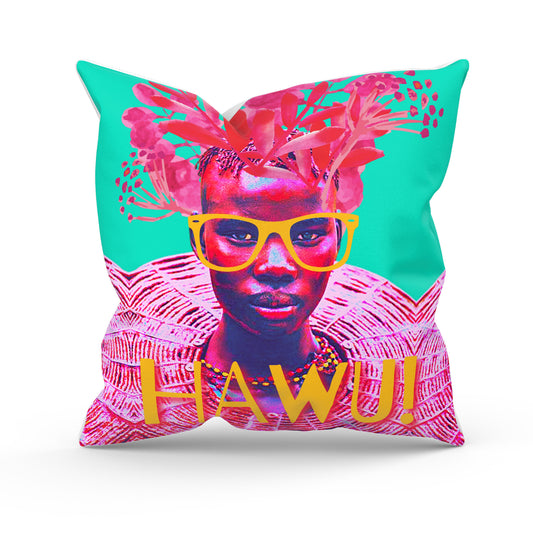 'Hawu!' Cushion Cover - 55cm x 55cm