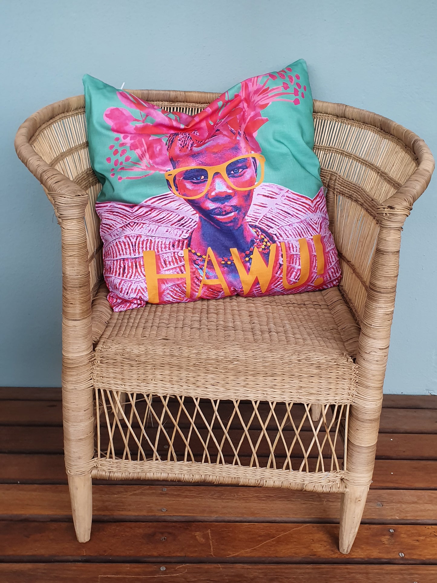 'Hawu!' Cushion Cover - 55cm x 55cm