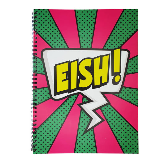 Eish! A4 spiral-bound notebook