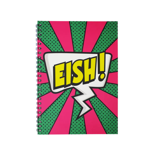 Eish! A5 spiral-bound notebook