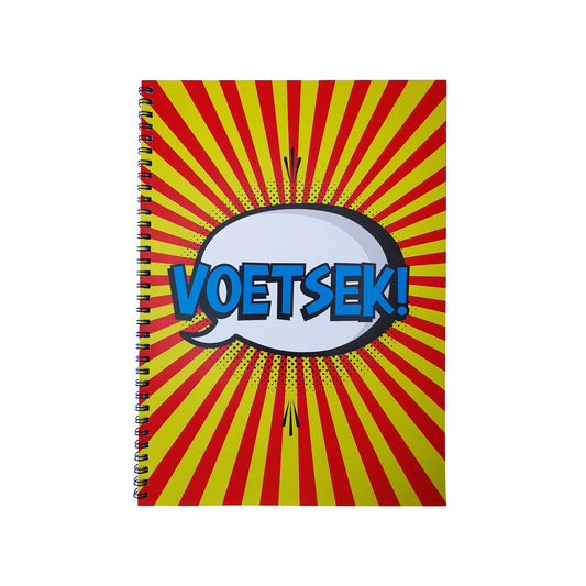 Voetsek! A5 spiral-bound notebook