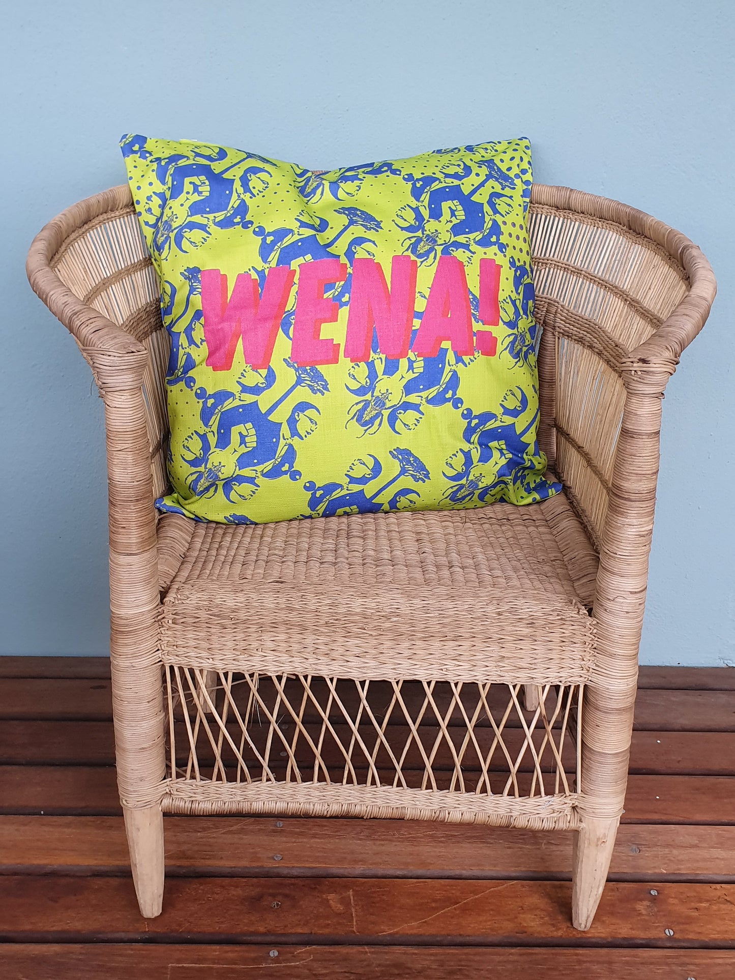 'Wena!' Cushion Cover - 55cm x 55cm